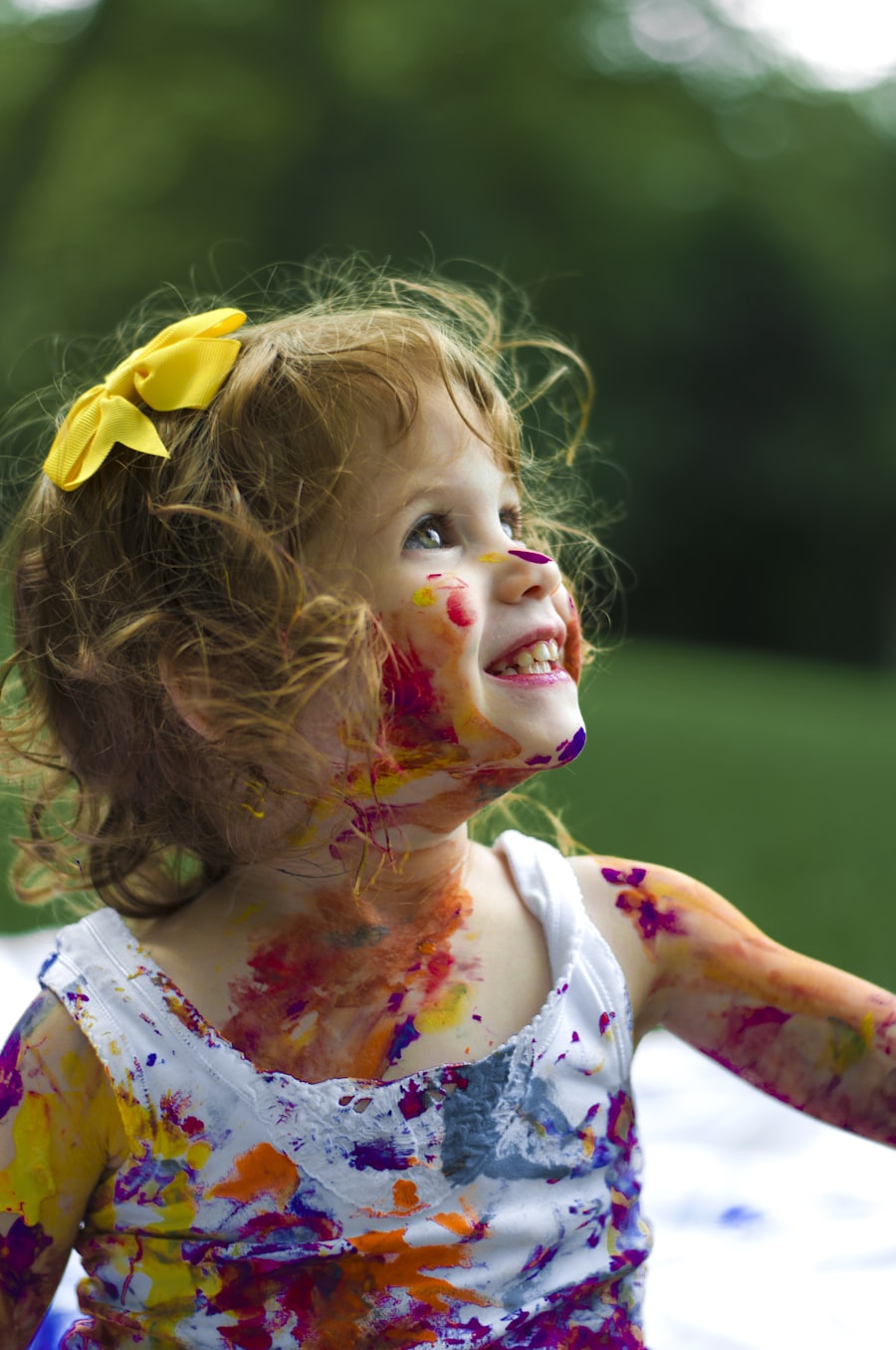 Bright kids' art and craft supplies